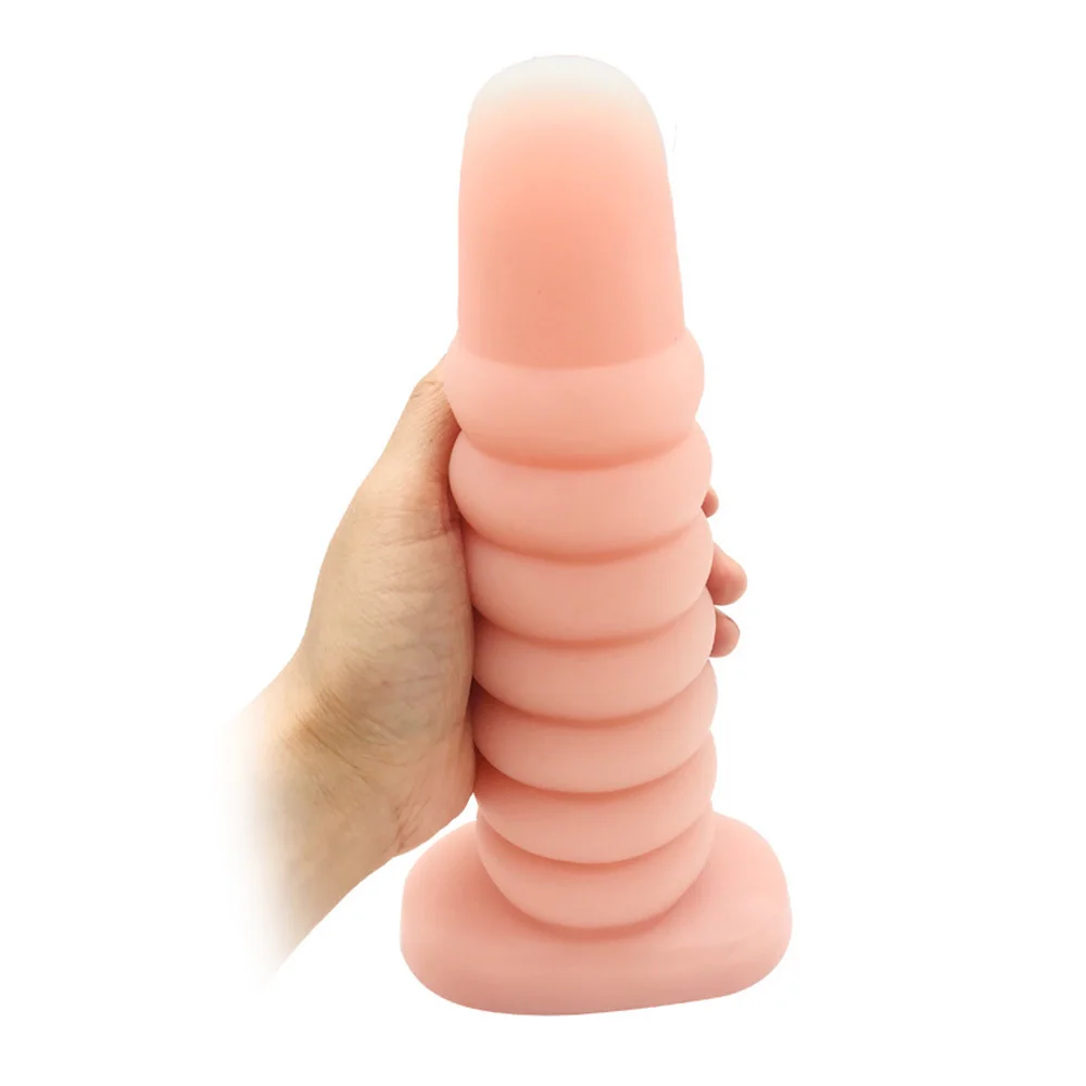 Большой фаллоимитатор пенис Анальная пробка стимулятор вагины Массажер для