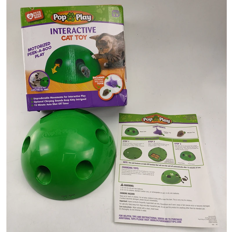 POP N PLAY забавная игрушка для кошек Когтеточка кошек|Игрушки кошек| |