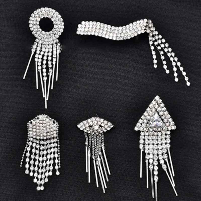 Rhinestone Trim Crystal Chain Decoration Applique Trim Wedding Trimming