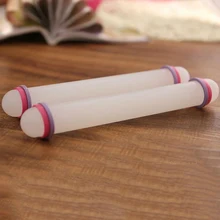 9 дюймов пластиковые антипригарные помадные Скалки помадка торт тесто ролик украшения торт ролик с скользящим инструменты для приготовления пасты