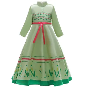 

D0075Lace Embroidery A-line Princess Baby Girl Dresses 2020 New Spring Summer Party Wedding Kid Dress For Girl Wholesale Clothes