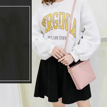 

2020 New Simple Female Bag Shoulder Messenger Bag Retro Casual Small Fresh Small Square Bag