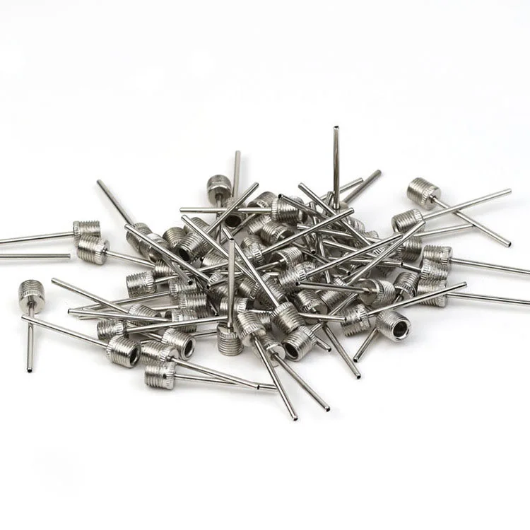 

5PCS Sport Ball Inflating Pump Needle Stainless Steel Pump Pin Inflatable Air Valve Adaptor for Football Basketball Soccer 38mm