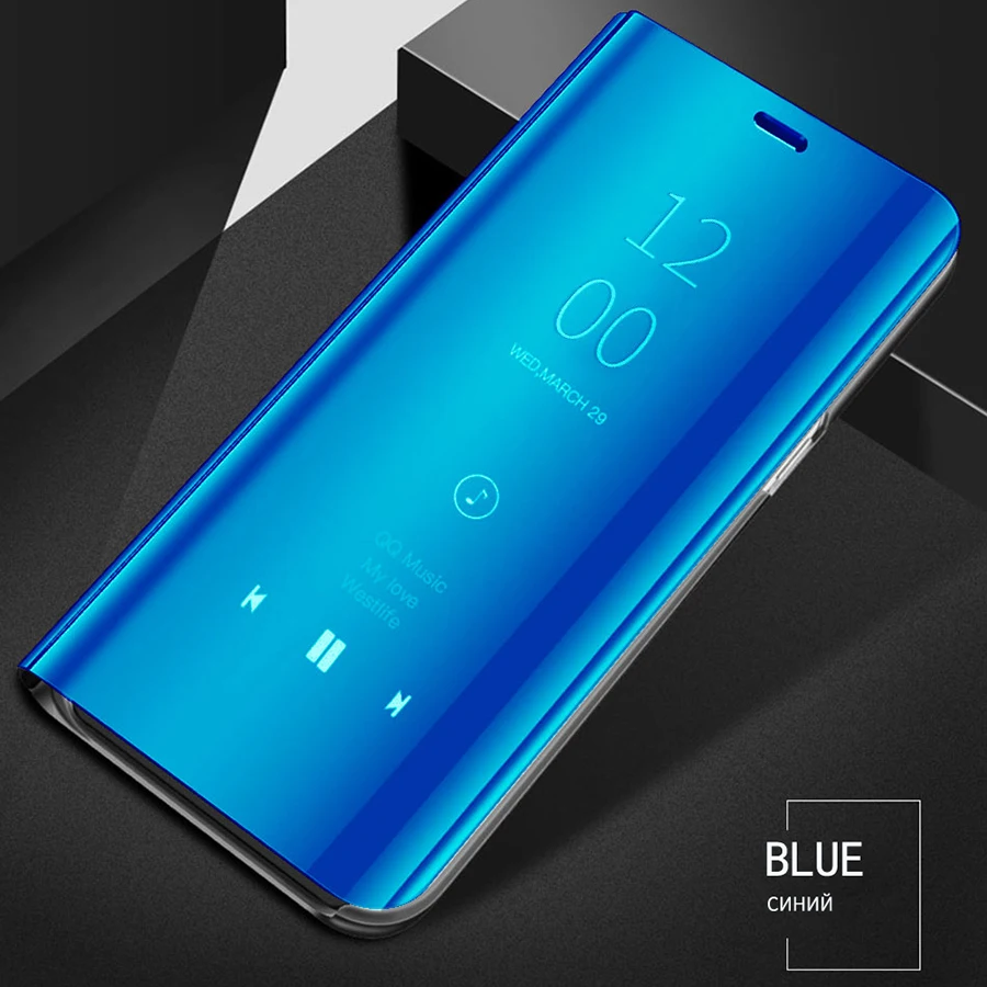 Smart mi rror чехол для Xiaomi mi 9T Pro Note 10 8 9 SE A3 A2 Lite A1 mi x 3 2 Red mi Note 8 8T 7 6 5 K20 Pro 7A Pocophone F1 чехол
