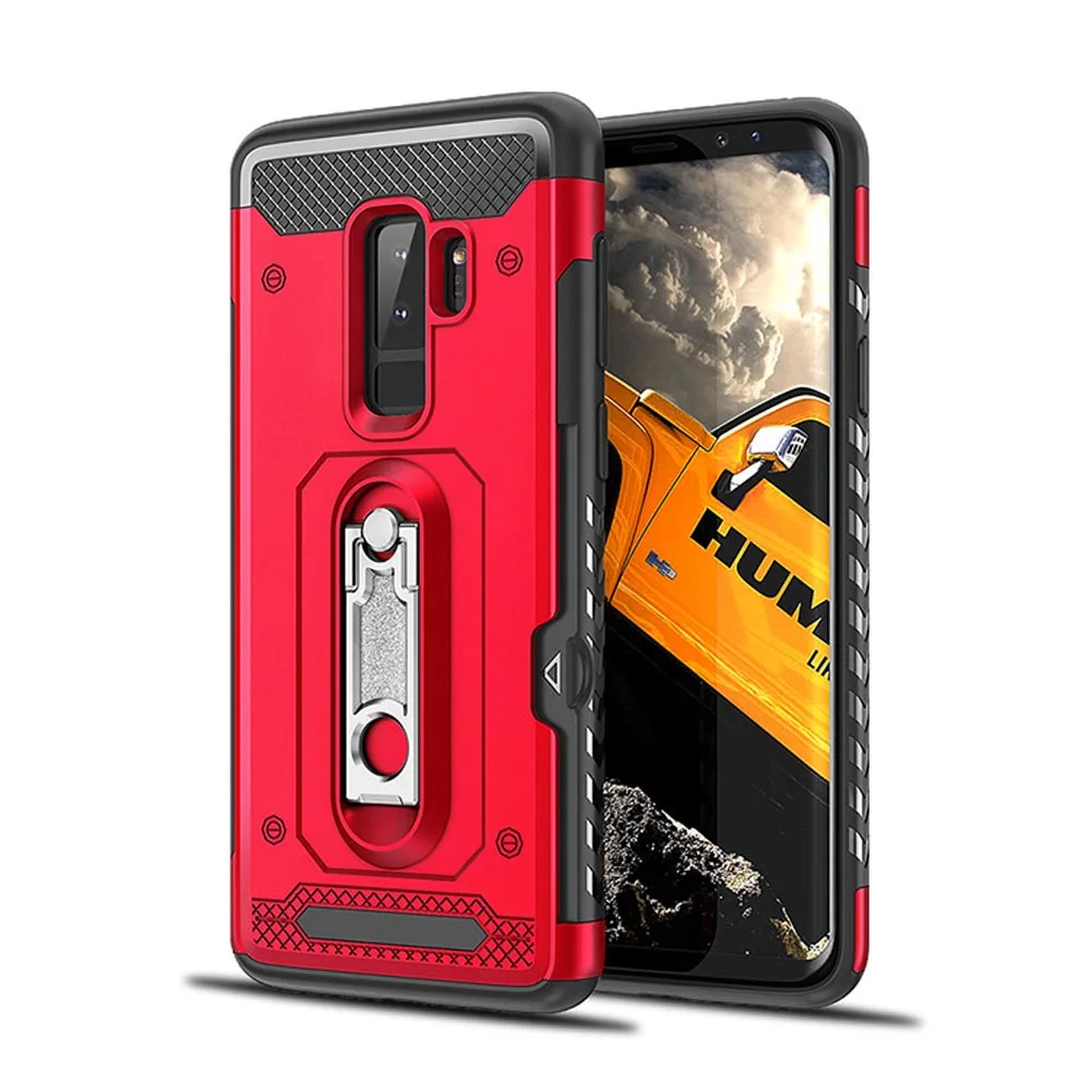 

Mobile Phone Bracket Case 2 In 1 Insert Card Cover For Samsung S8 S8Plus Note8 S9 S9Plus Note9 LHB99
