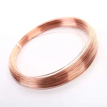 

3M/2M/1M Diameter 0.2/0.3/0.4/0.5/0.6/0.8/1/1.2/1.5/1.8/2/2.5/3/4/5 mm T2 Copper line Solid Copper Wire Conductive Copper Wire