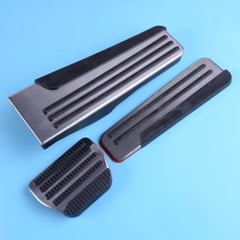 

DWCX 3PCS Car Sport MT Foot Rest Fuel Gas Brake Pedal Pads Covers Protector Fit for Infiniti G25 G35 G37 Q50 Q60 EX25 QX50 QX70
