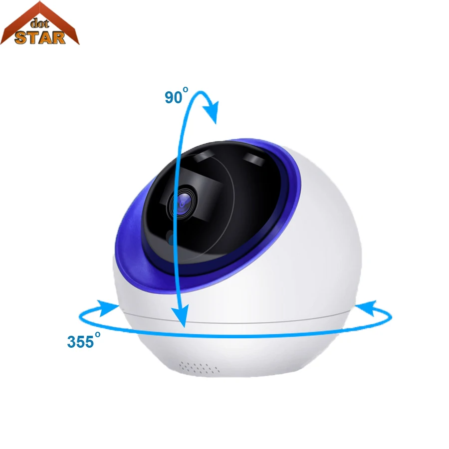 

1080P Wifi IP Camera Cloud Tacking Two-way Audio IR Night Vision Video Camera Wireless Security Surveillance CCTV Camera