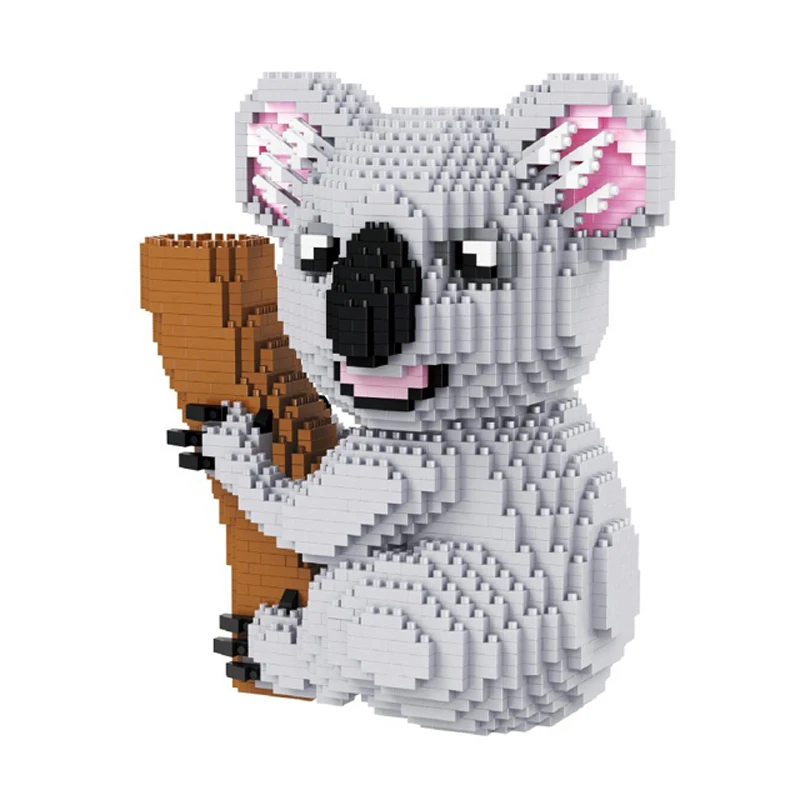 Balody 16054 коала медведь коалы животное дерево 3D модель DIY Алмаз Мини Строительные маленькие блоки кирпичи игрушка для детей без коробки