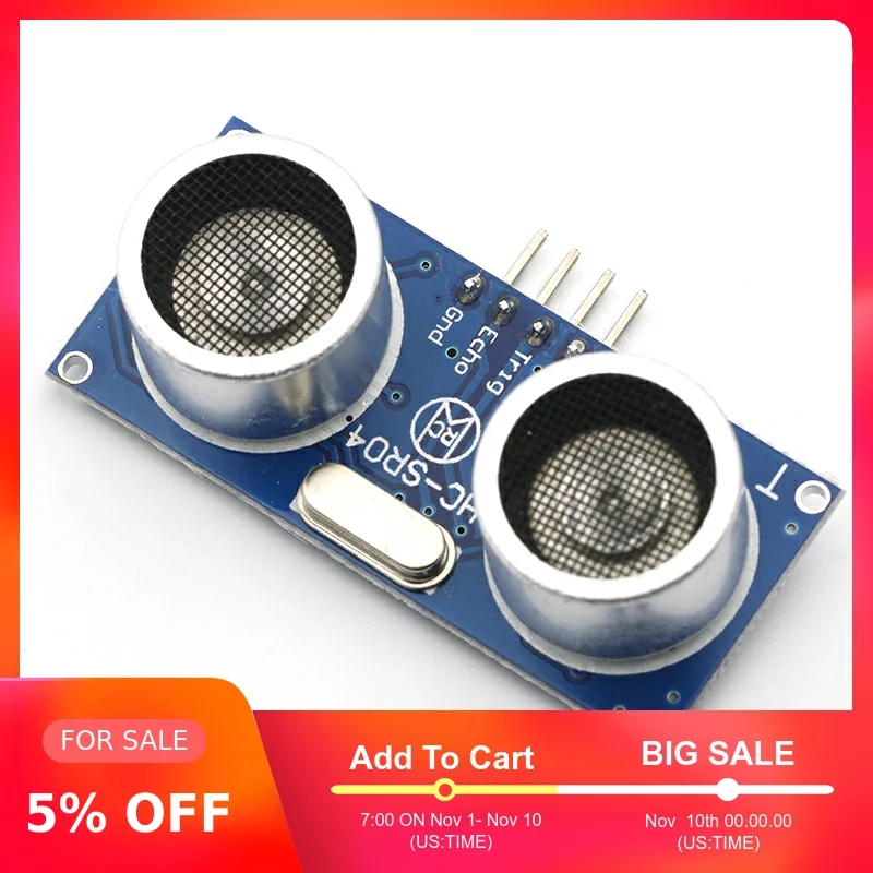10PCS HC-SR04 to world Ultrasonic Wave Detector Ranging Module for arduino Distance Sensor