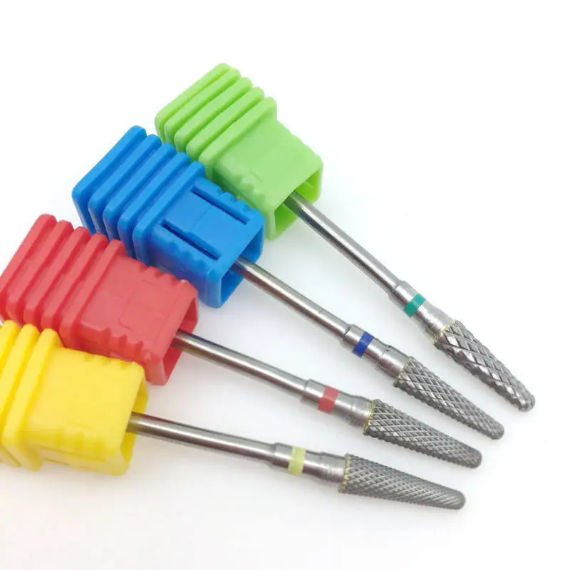 RIKONKA 1pc Carbide Nail Drill Bit Milling Cutter For Manicure Electric Manicure Machine Nail Dill Cutter Files Nail Accessories