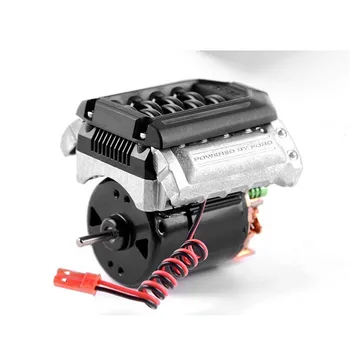 

​ Car TRAXXAS TRX-4 Simulate F11 V8 5.0 Engine Radiator Dual Fan For 1/10 RC Crawler