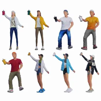 

Racemedal 1:64 scale Figures Diorama Graffiti Baseball Caps Limited Edition