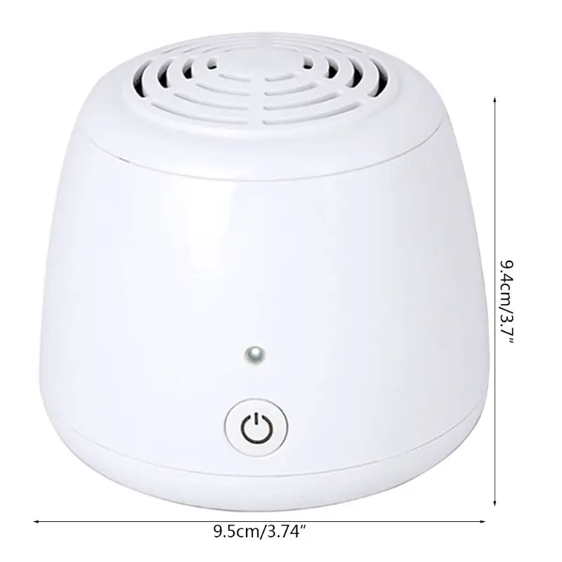 Household Mini Refrigerator Deodorizer Odor Remover Smell Eliminator Ozone Air Cleaner G8TC