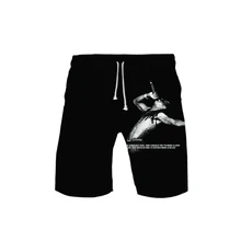 Хип-хоп популярные мужские летние модные трендовые шорты с 3D принтом для мальчиков, Lil Wayne Dwayne, Майкл Картер, популярные повседневные летние шорты