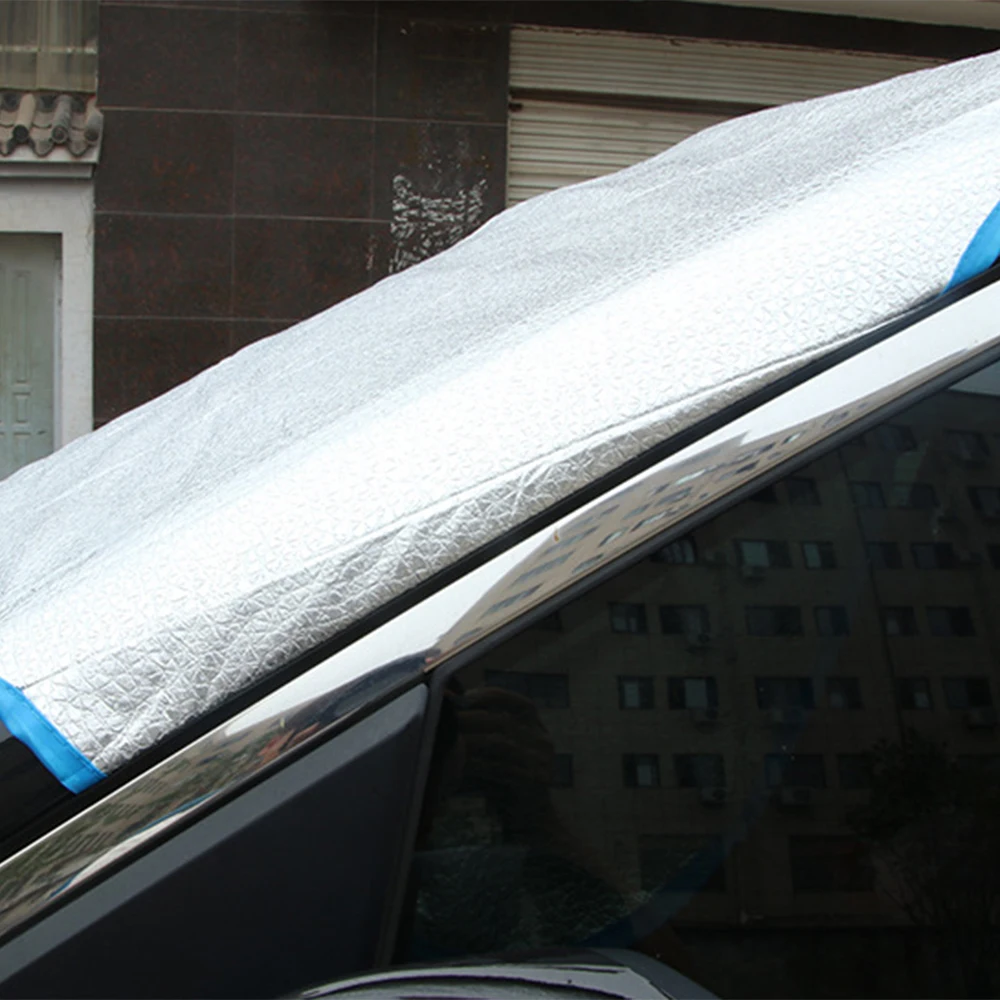 Универсальный автомобильный лобовое стекло Солнцезащитный блок Авто солнцестойкий изолированный толстый Снежный щит алюминированный солнцезащитный козырек автомобильные аксессуары