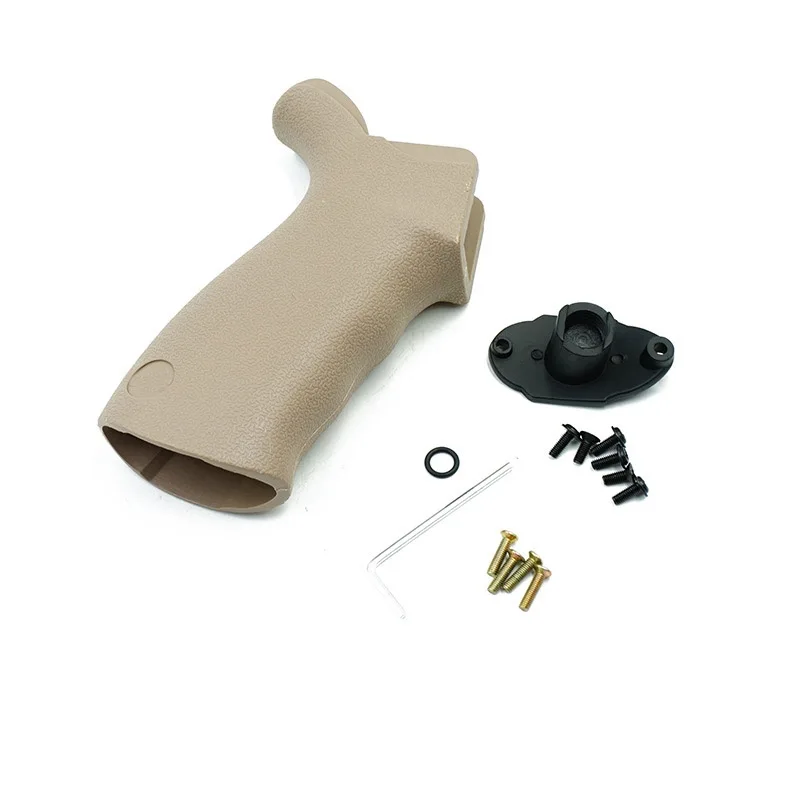 brown Airsoft тактический водный гелевый шар Blaster AEG страйкбол нейлон моторная ручка Задняя ручка с 480 мотор металлическая основа чехол - Цвет: brown