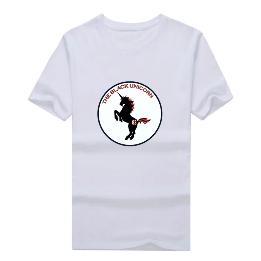 Новинка г.; футболка Martellus Bennett Black Unicorn Bears; хлопок