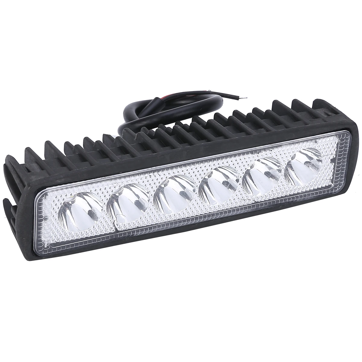 For Offroad Car Truck Accessories 1PC 6LED 18W Work Light Bar DRL Driving Fog Spot Lamp Super Bright White Lights Treyues
