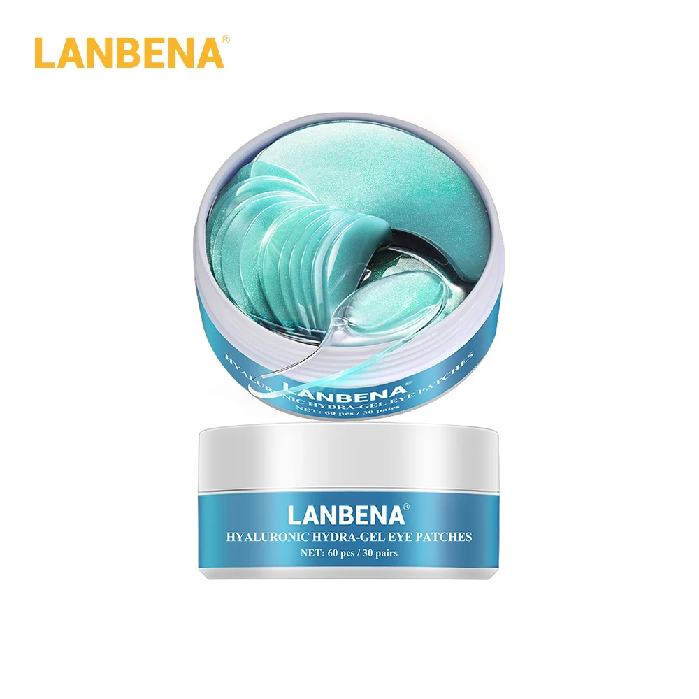LANBENA маска для глаз с гиалуроновой кислотой, коллагеновый гель, увлажняющий патч для глаз, уход за кожей лица, против морщин, пышные глаза, эластичная кожа для глаз - Цвет: Hyaluronic Hydra
