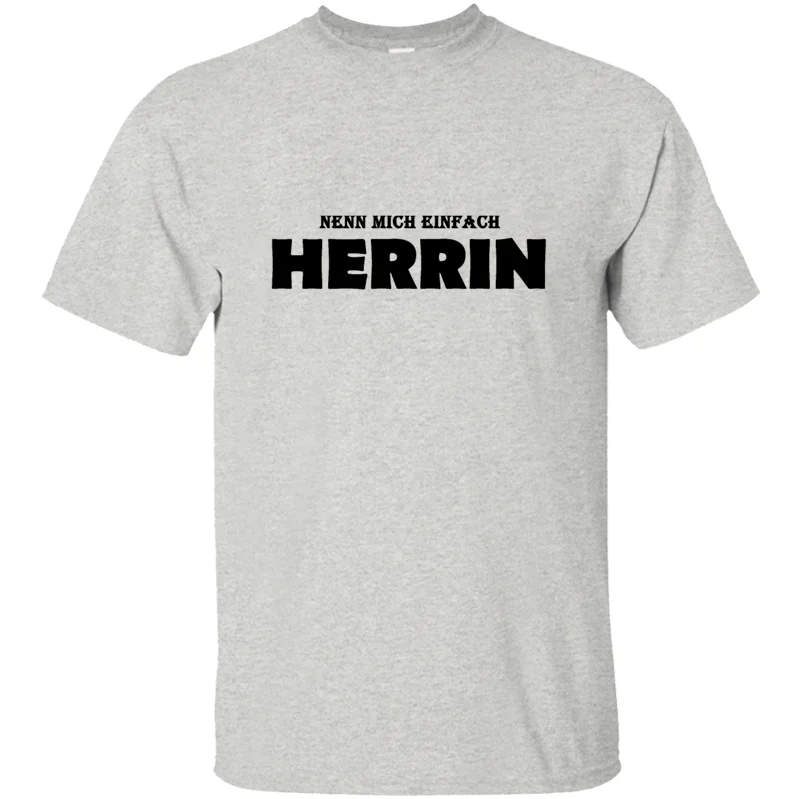 Men-Gray Графический лучший nenn mich einfach herrin футболка для мужчин одноцветная тонкая футболка для фитнеса с круглым воротником наивысшего качества - Цвет: Men-Gray