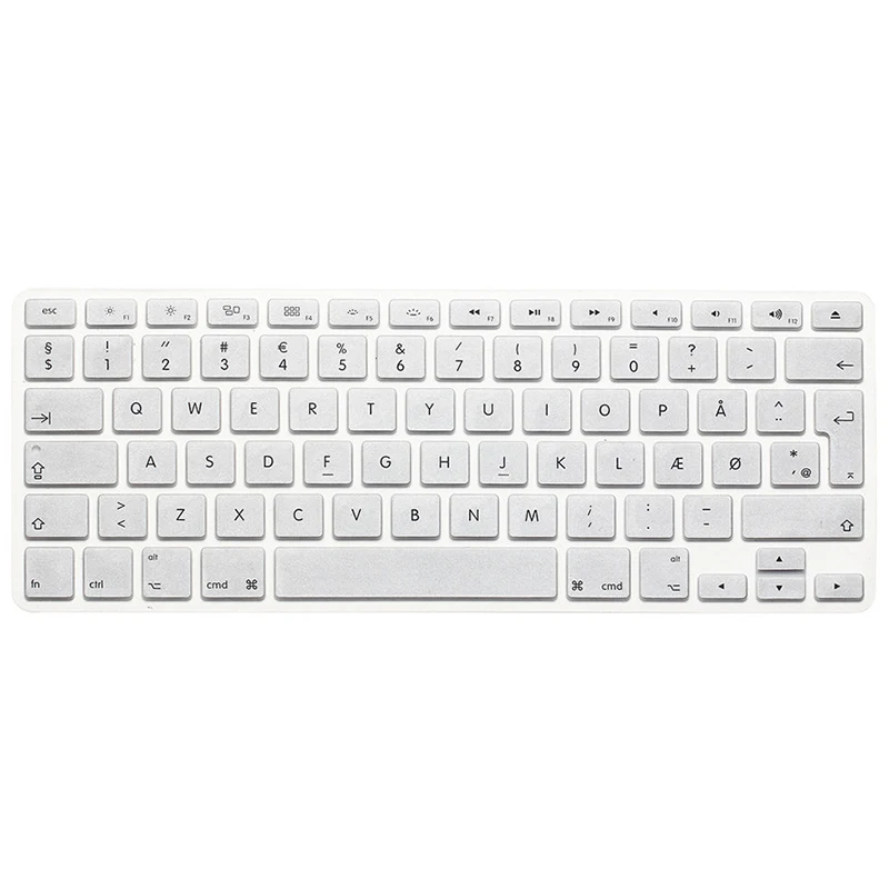 Силиконовый чехол для клавиатуры с надписью Danmark для Apple Macbook Air retina, наклейка на клавиатуру, пленка для кожи, только для США, введите клавиатуру - Цвет: DMUSS
