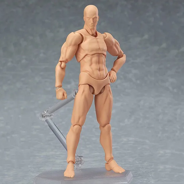 Shfiguarts Body Kun/Body Chan Body-chan Body-kun серый цвет Ver. Черная ПВХ фигурка Коллекционная модель игрушки - Цвет: 001
