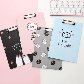 

A4 File Folder Clipboard Writing Pad Colorful WordPad Document Holders School Office Stationery Board Clamp Supply