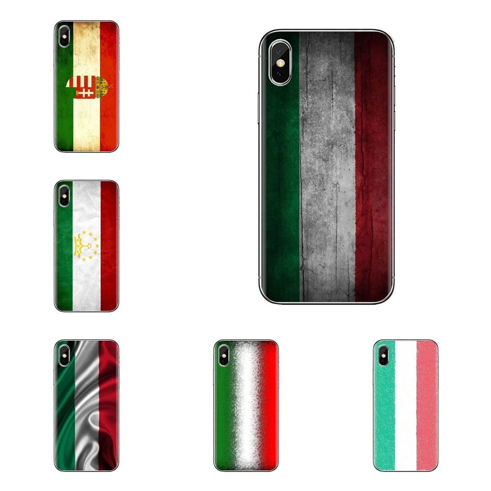 

HU Hungary National Flag Banner For iPod Touch Apple iPhone 4 4S 5 5S SE 5C 6 6S 7 8 X XR XS Plus MAX Transparent Soft Cover Bag