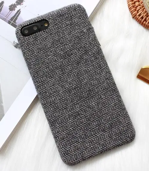 Gimfun осенний теплый плюшевый чехол в клетку для Iphone Xsmax простой тканевый мягкий чехол из ТПУ для Iphone 7 8 6s Plus X Xr 11 Pro Max - Цвет: 3