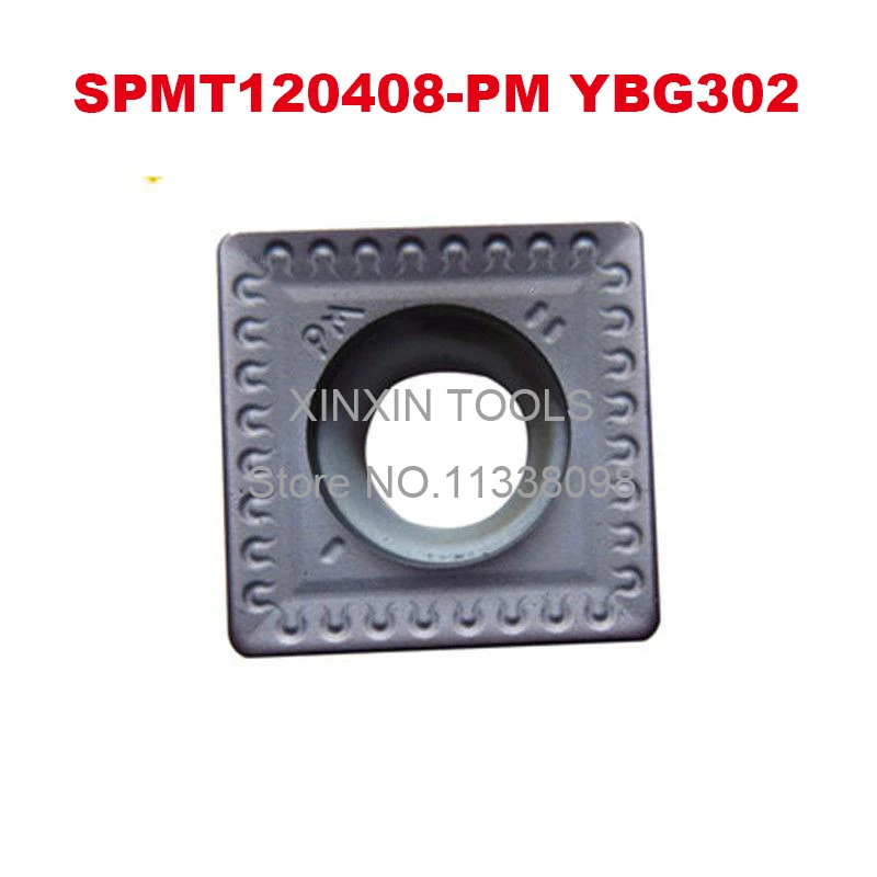 

ZCC CT SPMT120408-PM YBG302 SPMT 120408 10 шт. оригинальный ZCCCT вставки, токарный инструмент Tools CNC Cutter