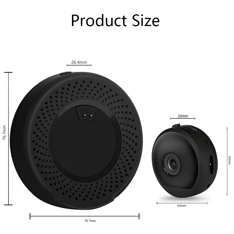 Мини камера компактная 2020 дюйма Wi Fi HD 1080P ночное видение|Компактные видеокамеры| |