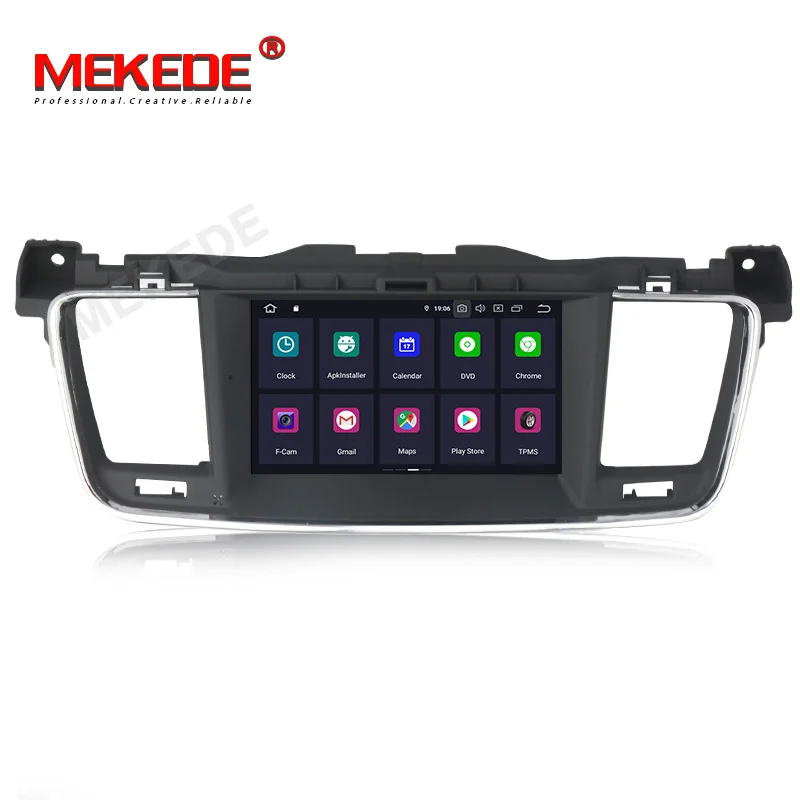 MEKEDE Android 9,0 ips HD экран для PEUGEOT 508 gps радио навигация 4 ГБ ОЗУ+ 64 Гб Вспышка 8 Восьмиядерный стерео+ DVR/wifi+ DSP+ DAB