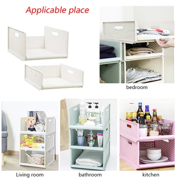 

Slide Plastic Storage Drawers For Clothes Sundries Living Room Kitchen Drawer Organizer Wardrobe Cabinets Storage Combination