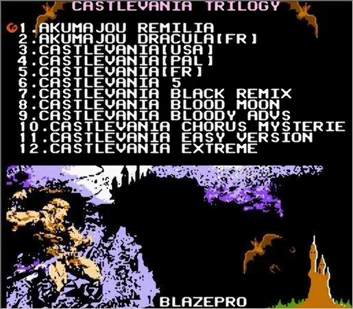 Cartucho de Jogo para Console 48 em 1 Castlevania Coleção Nes - fc i ii Iii - Image 2