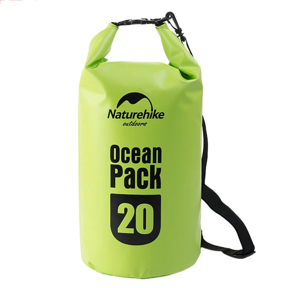Naturehike Водонепроницаемый сухой мешок 5L 10L 20L Открытый Дайвинг складная сумка для хранения пляжная сумка для плавания рафтинг речной океан