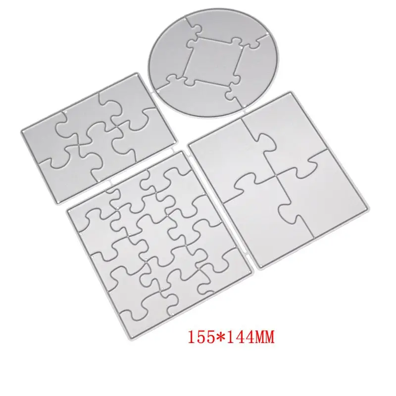 Puzzle Metal Cutting Dies Stencil For DIY Scrapbooking Paper Card Embossing Craft Decor M4YD