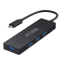 USB Hub USB-C Hub USB 3.0 4-Port Splitter Adapter Multiple USB 5Gbps Super Speed Type-C Hub for PC Laptop Computer USB Splitter atolla 11 port usb 3 0 extension splitter high speed 5gbps usb hub with individual on off switch for laptop computer tablet