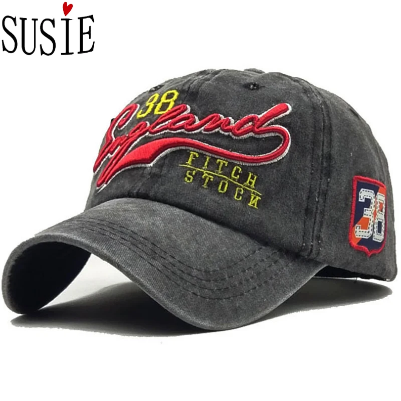 

2019 Autumn Casual Baseball Cap Vintage Hip Hop Style Snapback Hat Letter Pattern Embroidery Unisex Washed Old Sun Hats