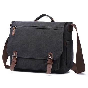 

New Briefcase Portable Diagonal Canvas Business Style Briefcase Business Briefcase handbag