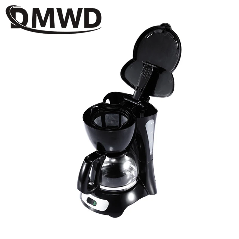 DMWD Автоматическая электрическая кофеварка для эспрессо кафе капельная
