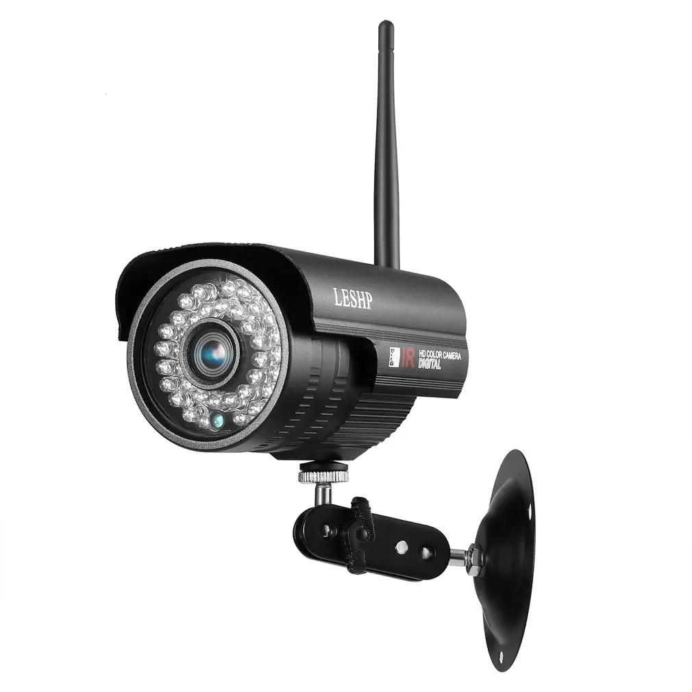 LESHP HW24 1080P 2,0 мегапиксельный прогрессивный CMOS сенсор 36 шт. ИК светодиодный с wifi цветной CCD IP камера для домашней безопасности