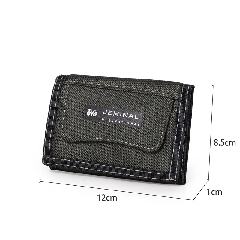 Men's Nylon Trifold Security Wallet with ID Window Women Girls Teens Canvas Casual Purse Money Bag Credit Card Holder - 6