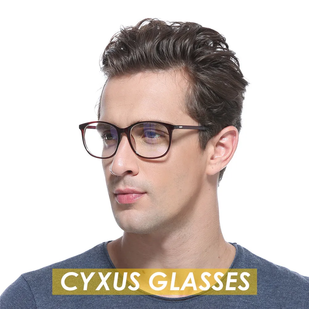 Cyxus анти голубой свет компьютерные очки TR90 рамка для блокирования УФ головной боли [Анти глазное напряжение] унисекс-8183