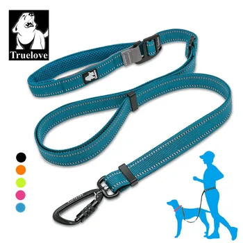 Truelove 5 In 1 Hands Free Dog Leash Running Nylon Durable Reflective Pet Dog Leashes For Large Dogs Adjustable Training Lead 1