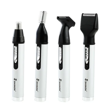 

Shinon Nose Hair Trimmer 4 In 1 Usb Electric Facial Ear Hair Clippers Stainless Steel Blades Nose Hair Clipper Eu Plug