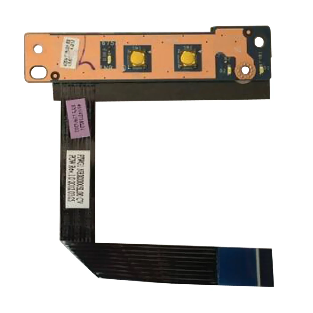 1 шт. Кнопка питания доска+ ленточный кабель Замена части для lenovo G570 G575 15,6 дюймов ноутбуки ремонт LS-6753P