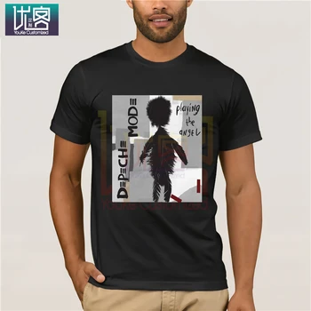 

Depeche Tees Mode t-shirt Playing the Angel Amazing Short Sleeve Unique Vintage Crew Neck Tops Summer Tees Cotton O Neck T-Shirt