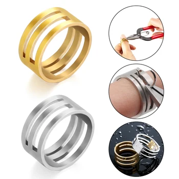 

Hot Stainless Steel Jump Ring Opening Closing Finger Jewelry Tools Round Circle Bead Plier for Jewelry Making Tool DIY