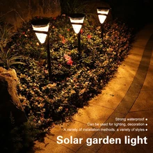 Уличный светодиодный светильник на солнечной батарее RGB, садовые декоративные лампы, светодиодный светильник на солнечной батарее, лампа на солнечной батарее, дорожка, фонари, лампа для домашнего декора